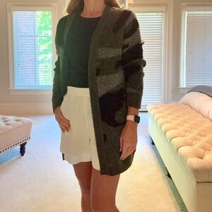 Anthropologie RD Style Camo Cardigan XS